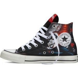 Harley Quinn high top Converse